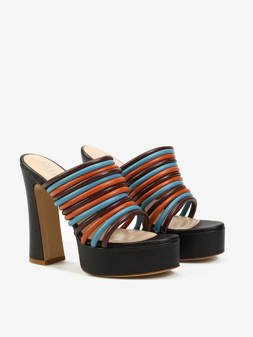 KLAPKI HEGO'S Milano 9605 NAPPA MORO/MATTONE