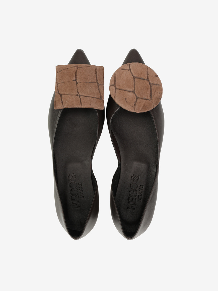 BALERINY HEGO'S Milano 2063 NAPPA T.MORO