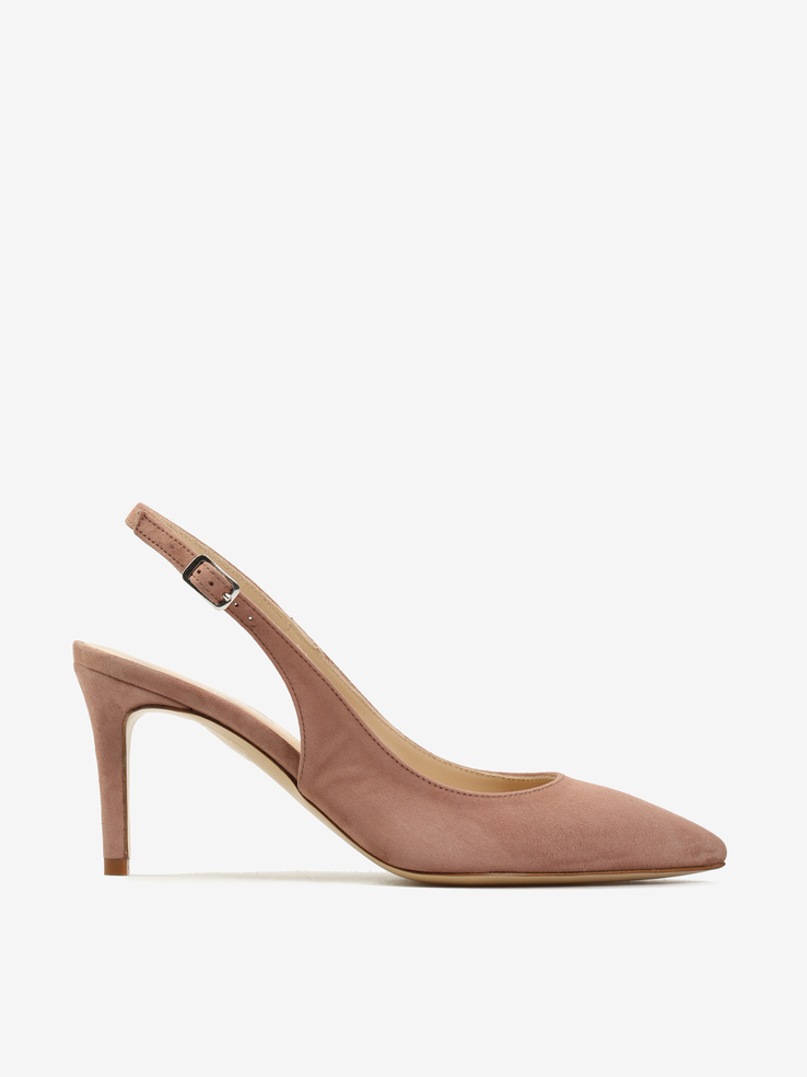 SZPILKI HEGO'S Milano 1061 CAMOSCIO ROSA ANTICO