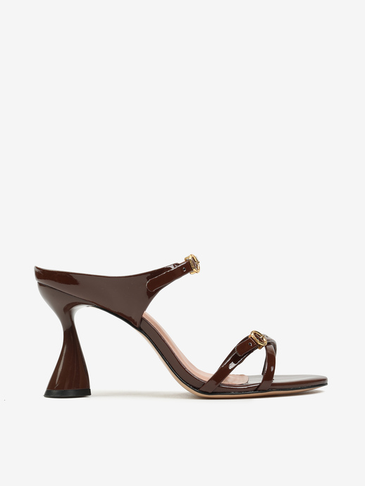 KLAPKI HEGO'S Milano F66149 VERNIZ TOFFE