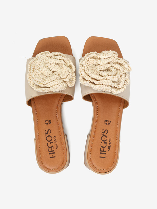 KLAPKI HEGO'S Milano 23948 CAPRA BEIGE