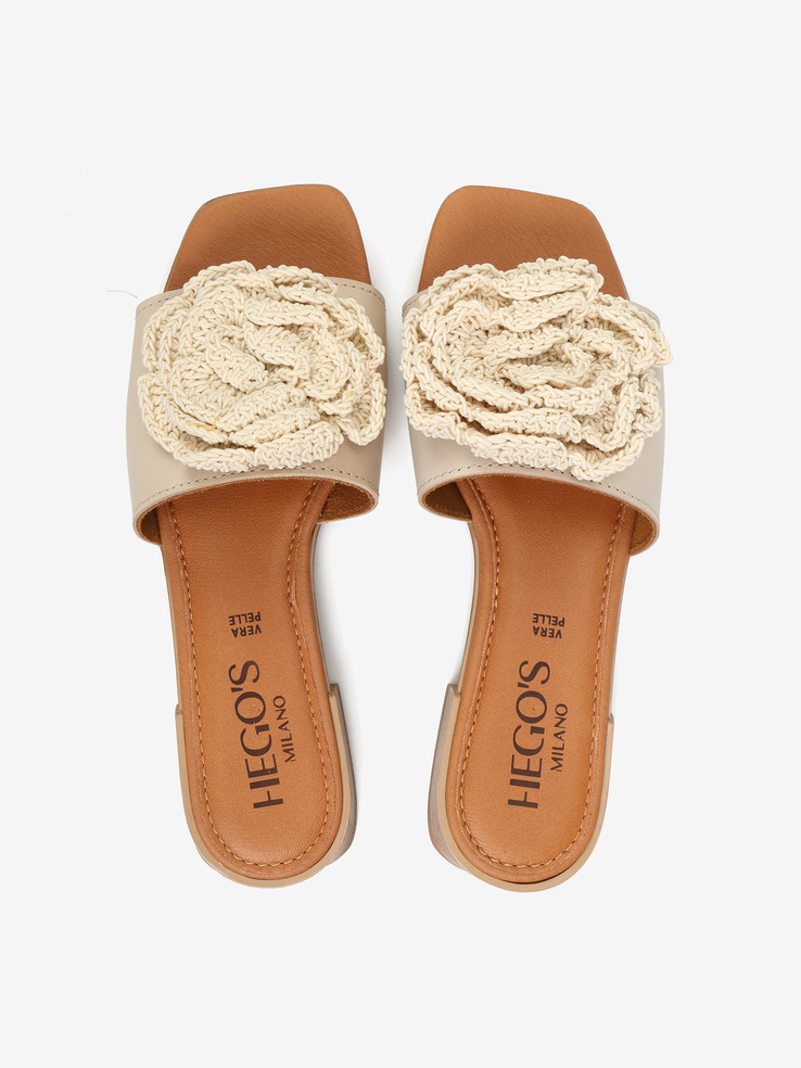 KLAPKI HEGO'S Milano 23948 CAPRA BEIGE