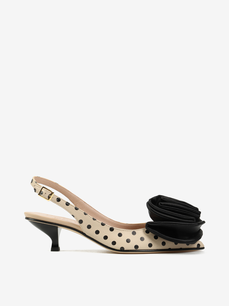 SZPILKI HEGO'S Milano 1965 POIS BEIGE