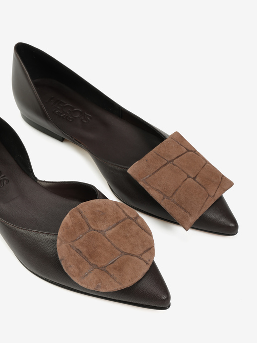 BALERINY HEGO'S Milano 2063 NAPPA T.MORO