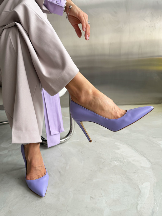 SZPILKI HEGO'S Milano 4200 NAPPA 6063 GLICINE