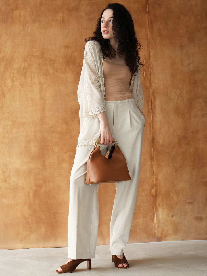 ZAMSZOWE KLAPKI NA OBCASIE  HEGO'S MILANO