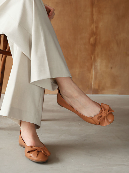 BALERINY HEGO'S Milano BT2011 NAPPA COCONUT