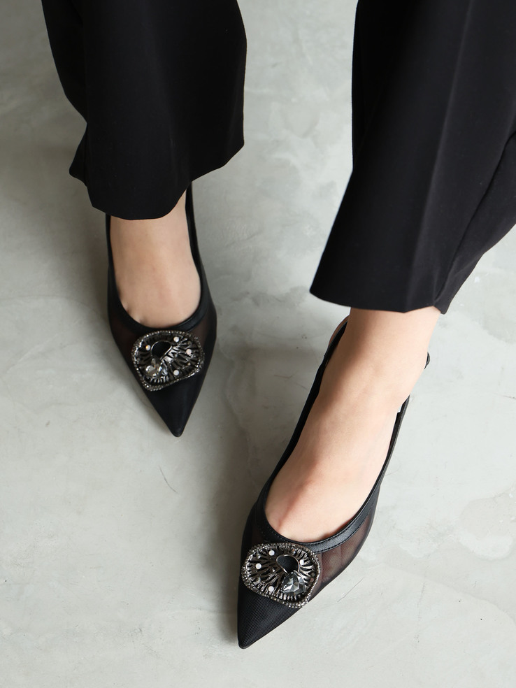 SZPILKI HEGO'S MILANO R1830 ZANZARIERA NERO