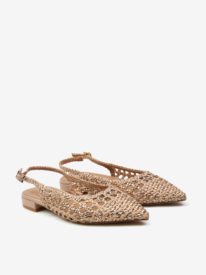 BALERINY Z ODKRYTĄ PIĘTĄ  HEGO'S Milano