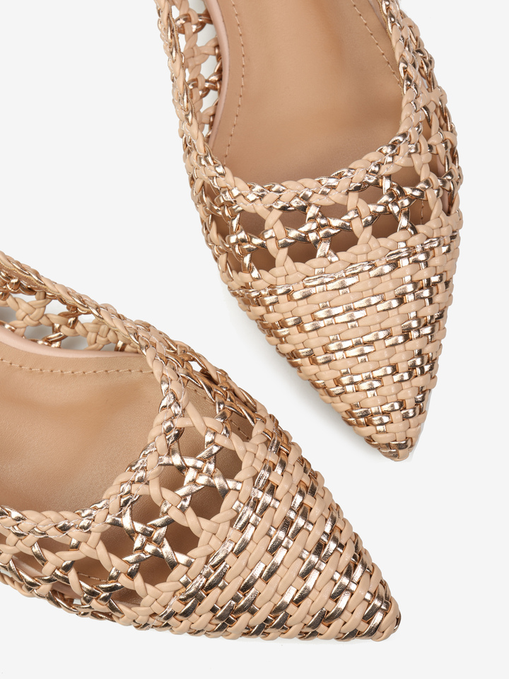 BALERINY Z ODKRYTĄ PIĘTĄ  HEGO'S Milano