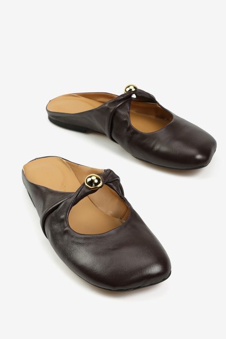 KLAPKI HEGO'S Milano LW08 NAPPA T.MORO