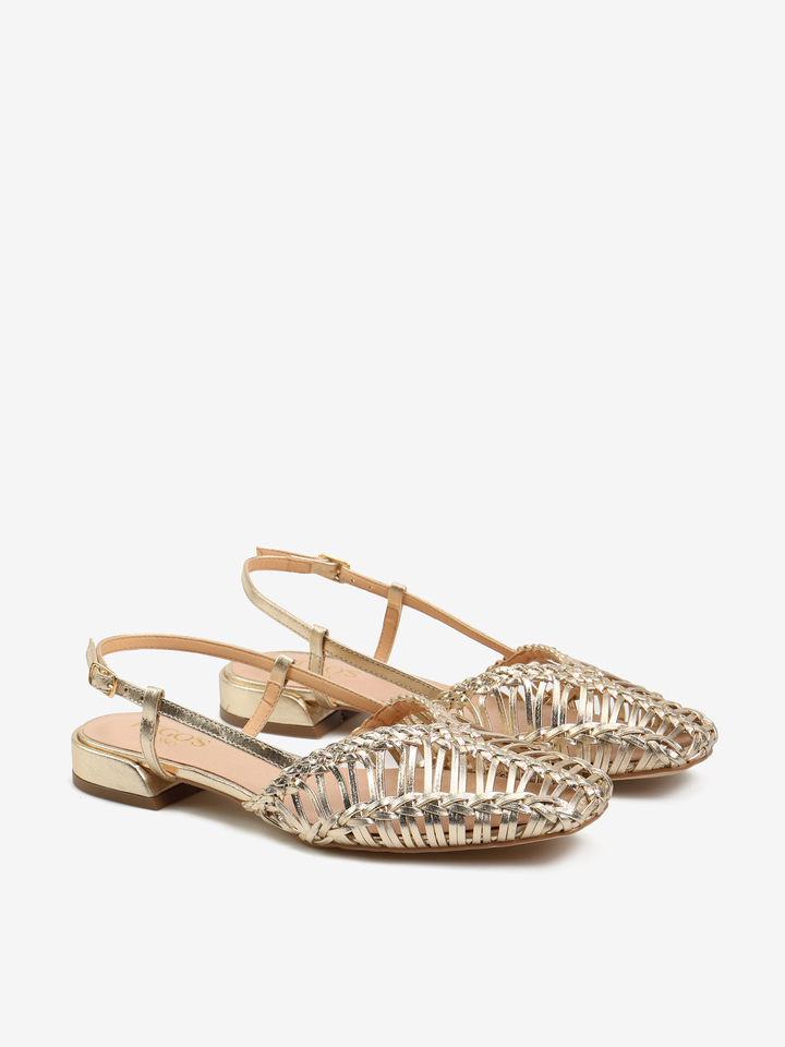 ZŁOTE SANDAŁY HEGO'S Milano