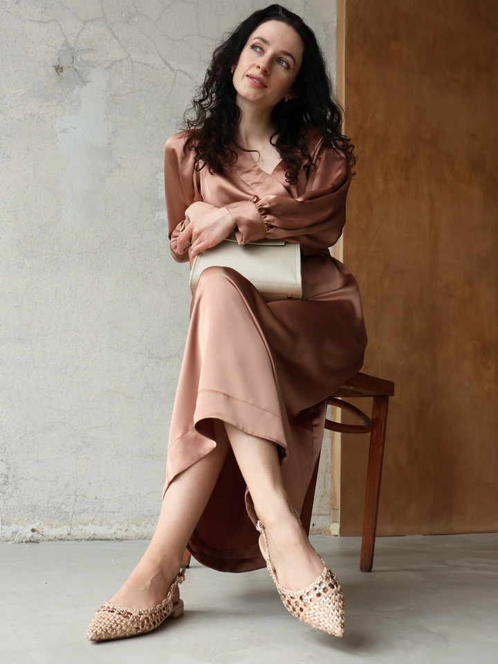 BALERINY Z ODKRYTĄ PIĘTĄ  HEGO'S Milano