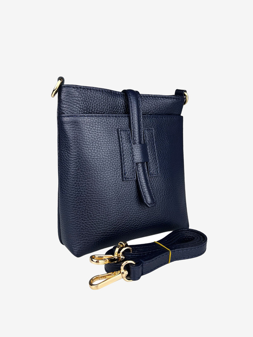 TOREBKA DAMSKA HEGO'S Milano 066 MARTELLATO BLU NAVY