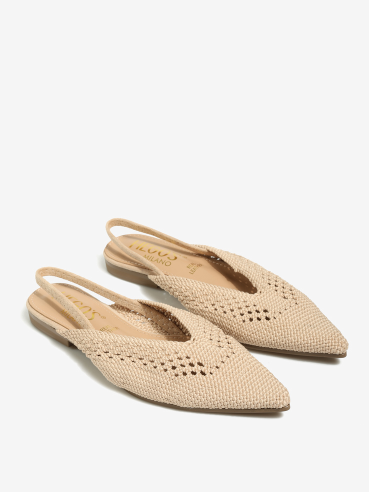 BALERINY HEGO'S Milano 21028 CROCHET BEIGE