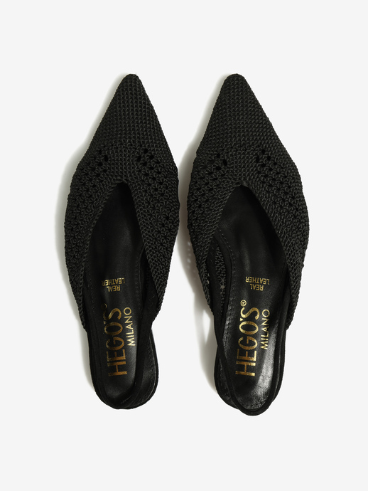 BALERINY HEGO'S Milano 21028 CROCHET BLACK