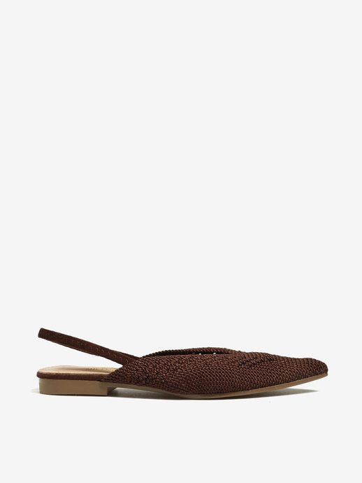 BALERINY HEGO'S Milano 21028 CROCHET BROWN