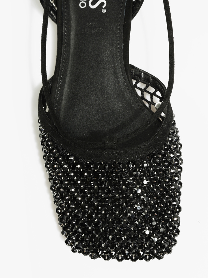 CZARNE BALERINY  HEGO'S Milano