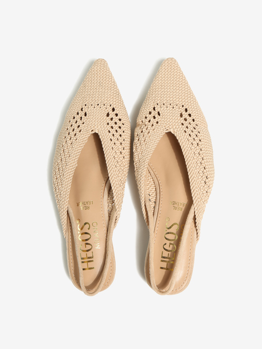 BALERINY HEGO'S Milano 21028 CROCHET BEIGE