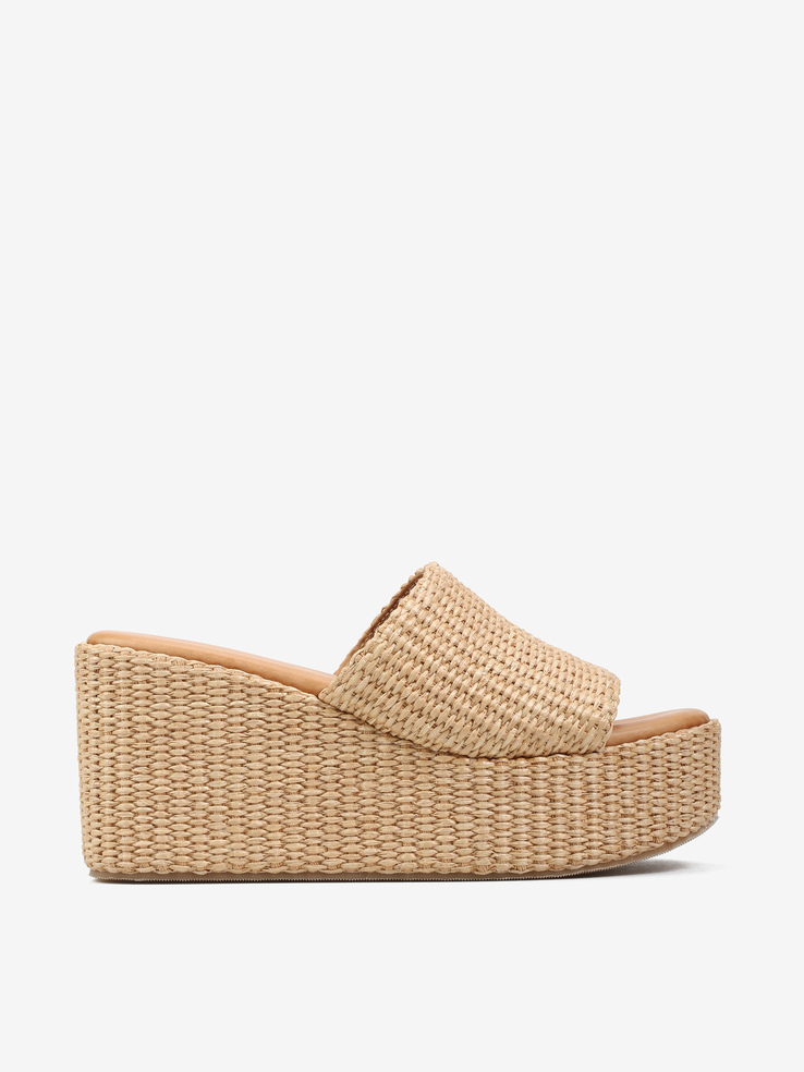 KLAPKI HEGO'S Milano 4284 RAFIA NATURALE