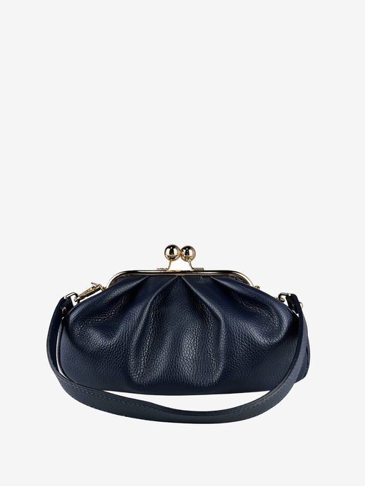 TOREBKA DAMSKA HEGO'S Milano 9136S MARTELLATO BLU NAVY