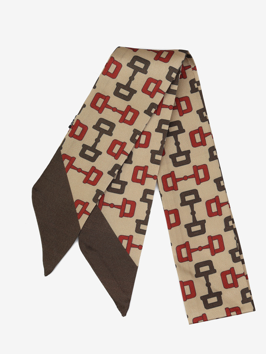 APASZKA DAMSKA HEGO'S Milano FOULARD TESSUTO MORSI BEIGE