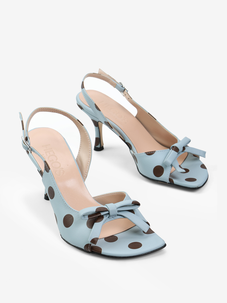 SANDAŁY HEGO'S Milano 2613 NAPPA POIS CIELO/MORO