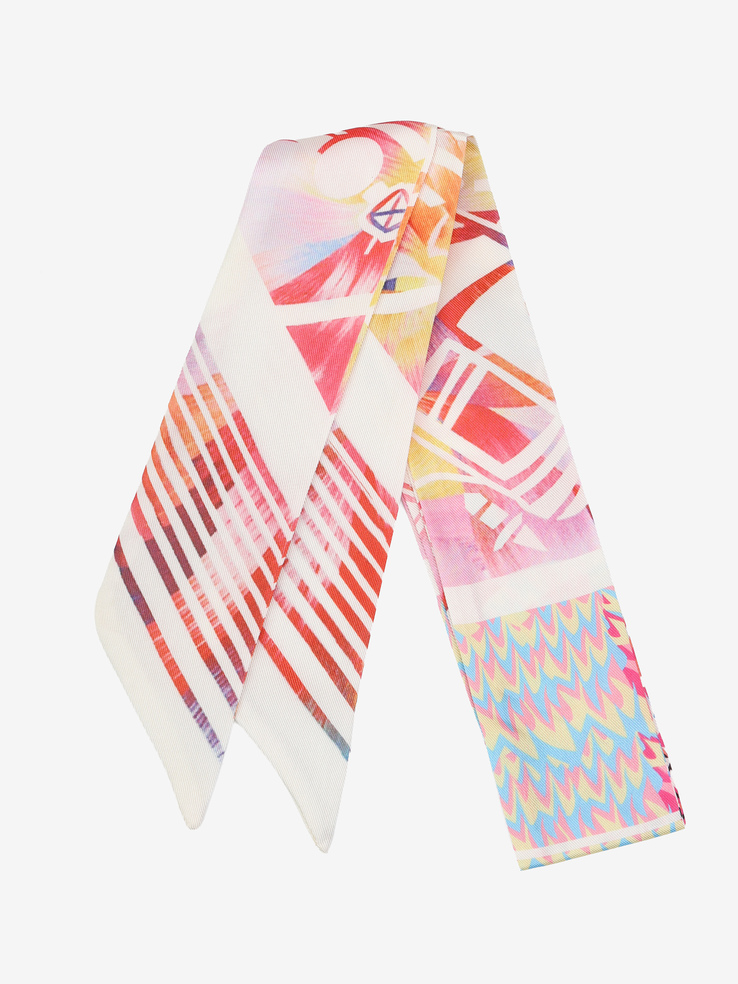 APASZKA DAMSKA HEGO'S Milano FOULARD TESSUTO ONDE COLORATE