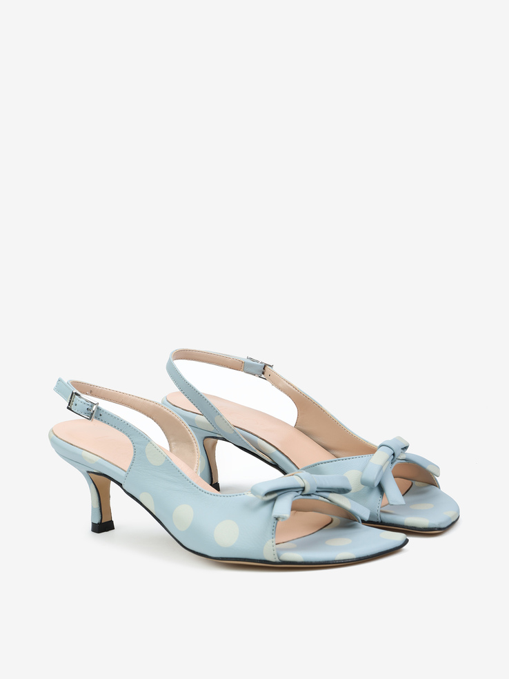 SANDAŁY HEGO'S Milano 2614 NAPPA POIS CIELO/ICE