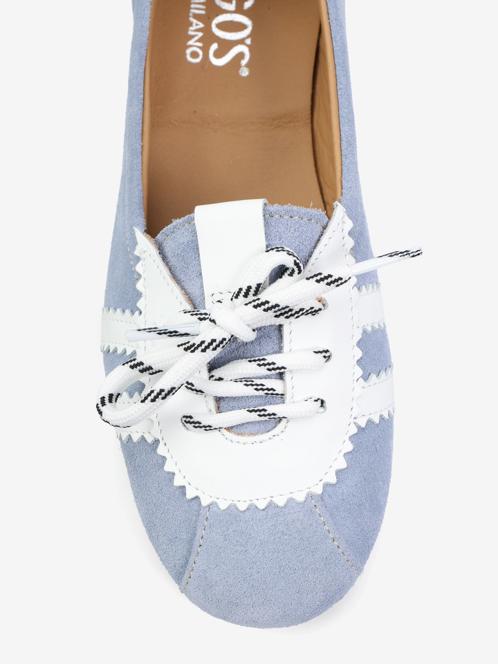 NIEBIESKIE BALERINY  HEGO'S Milano