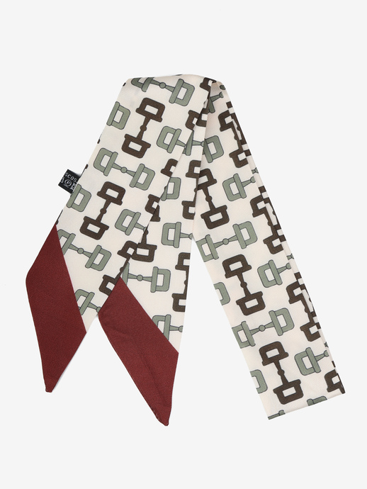 APASZKA DAMSKA HEGO'S Milano FOULARD TESSUTO MORSI CREMA