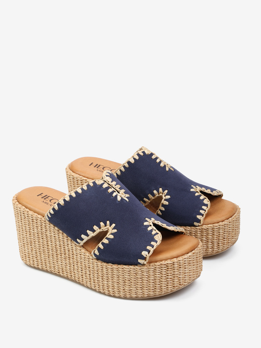 KLAPKI HEGO'S Milano 4704 CROSTA BLU