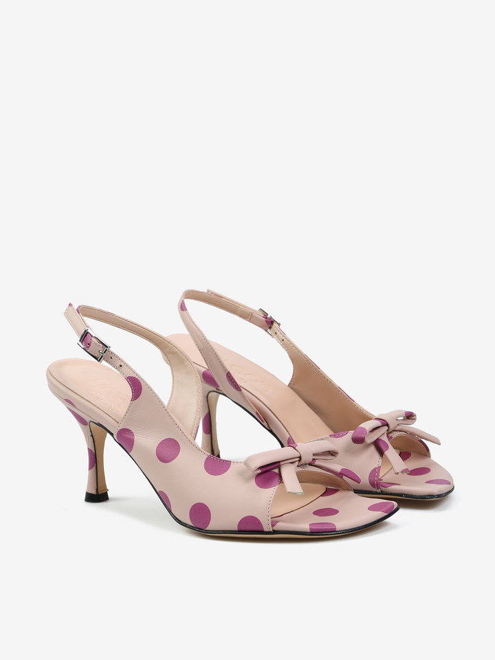 SANDAŁY W GROSZKI HEGO'S Milano