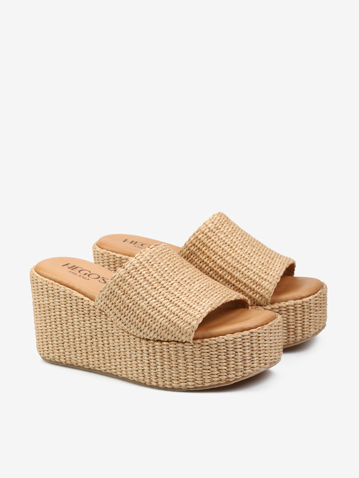 KLAPKI HEGO'S Milano 4284 RAFIA NATURALE