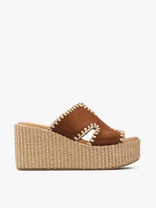 KLAPKI HEGO'S Milano 4704 CROSTA CUOIO