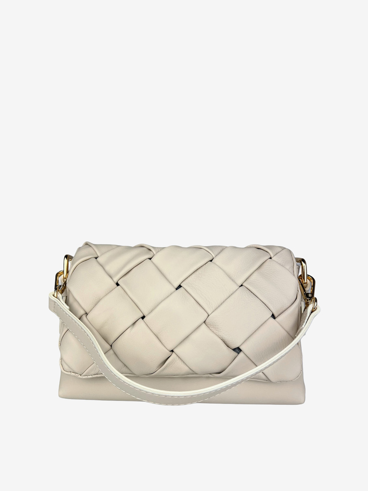 TOREBKA DAMSKA HEGO'S Milano 1692 VITELLO CREMA