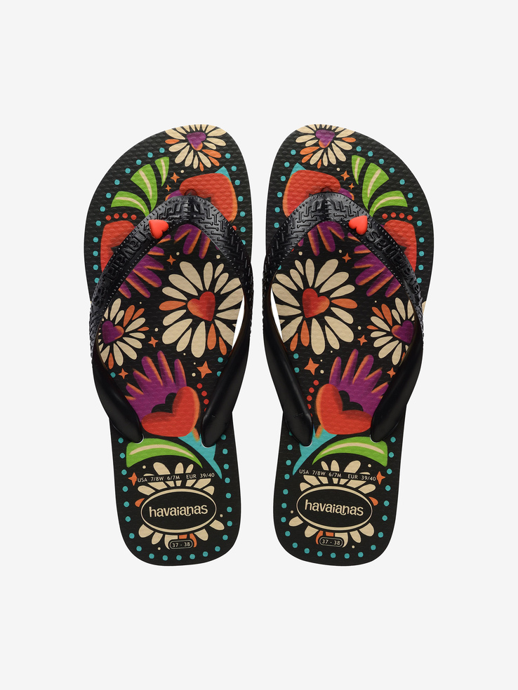 KLAPKI HAVAIANAS HAV TOP BEGONIA BLACK