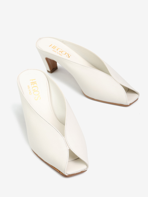 KLAPKI HEGO'S Milano S866 NAPPA LATTE