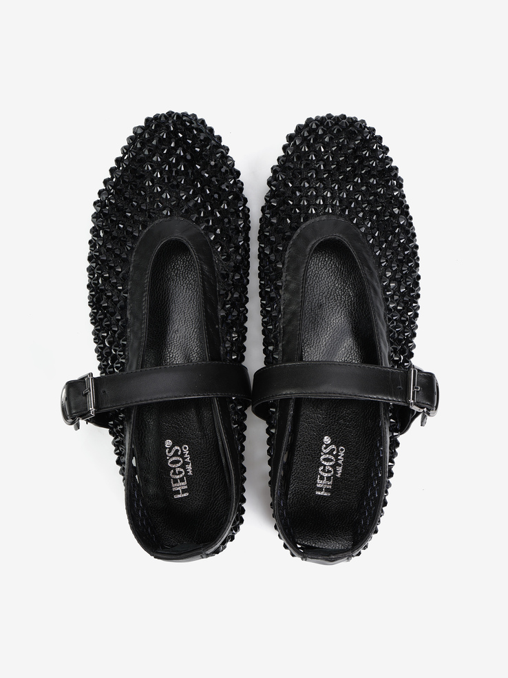 BALERINY HEGO'S Milano 5860 SWAROSKY BLACK SIYAH
