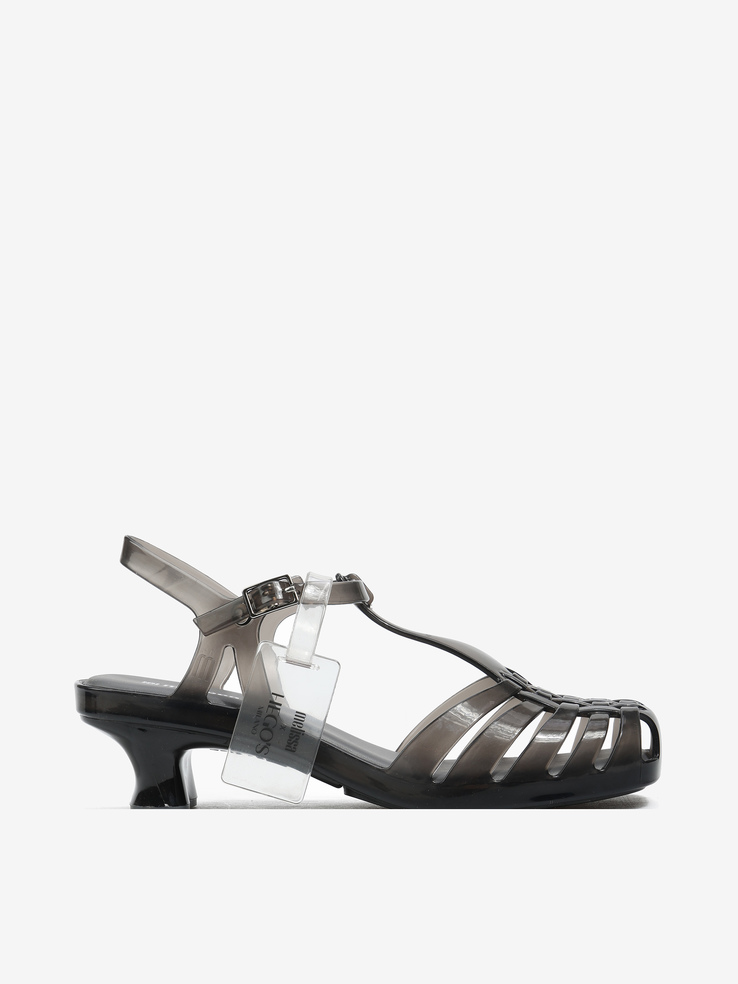 SANDAŁY MELISSA M37946 VIXEN KITTEN HEEL CLEAR BLACK