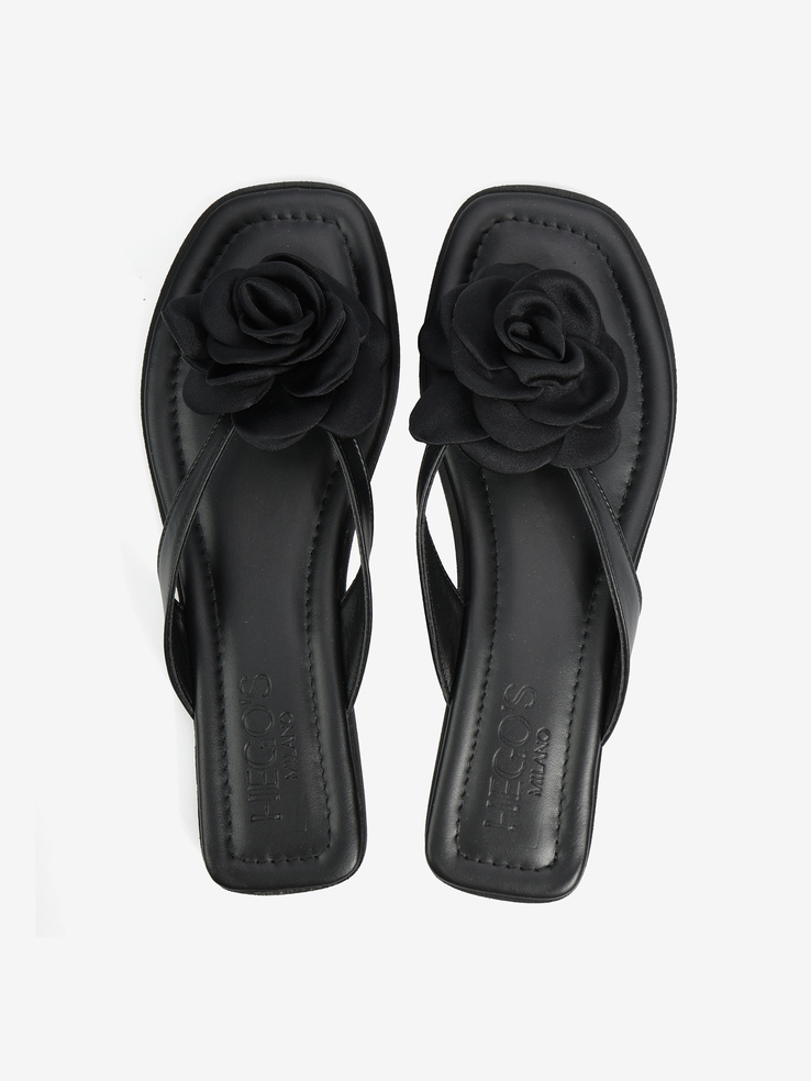 KLAPKI HEGO'S Milano T10 CR35F NAPPA NERO