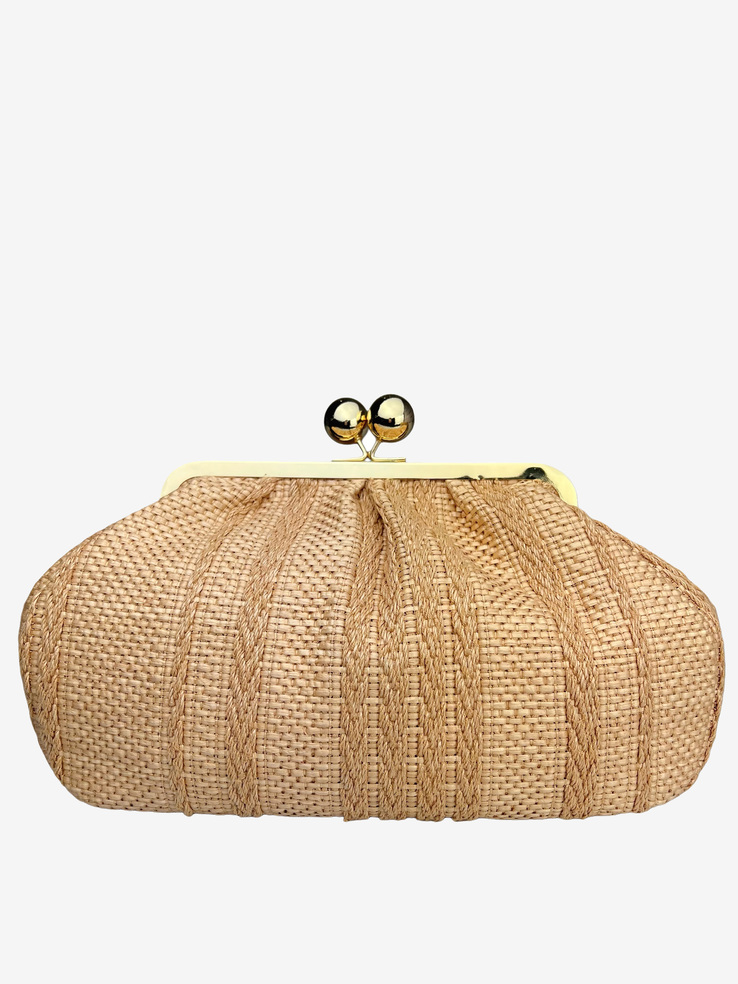 TOREBKA DAMSKA HEGO'S Milano 6155G RAFIA NATURALE
