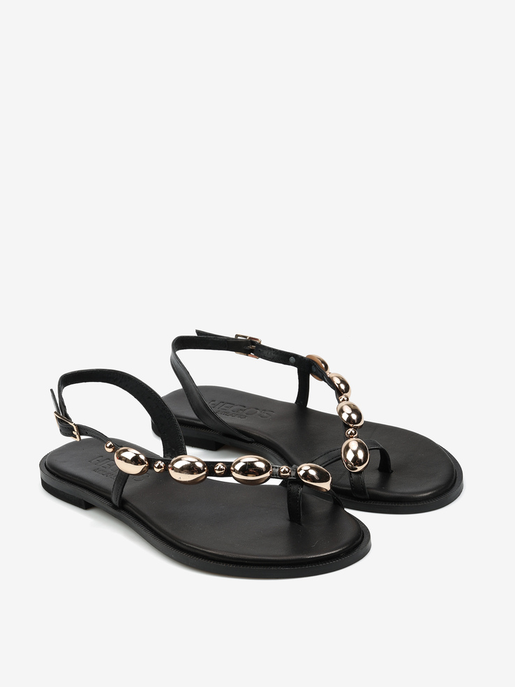 SANDAŁY HEGO'S Milano LILIA VITELLO BLACK