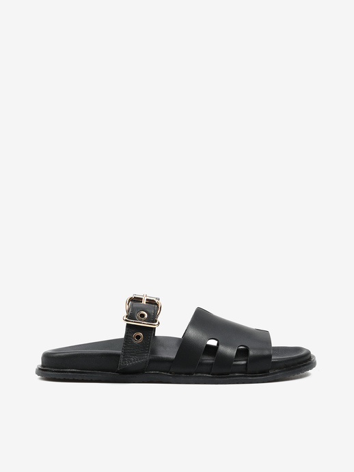 KLAPKI HEGO'S Milano D27176 PELLE BLACK
