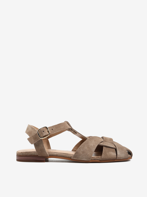 SANDAŁY HEGO'S Milano PNG18 SUEDE SUGHERO