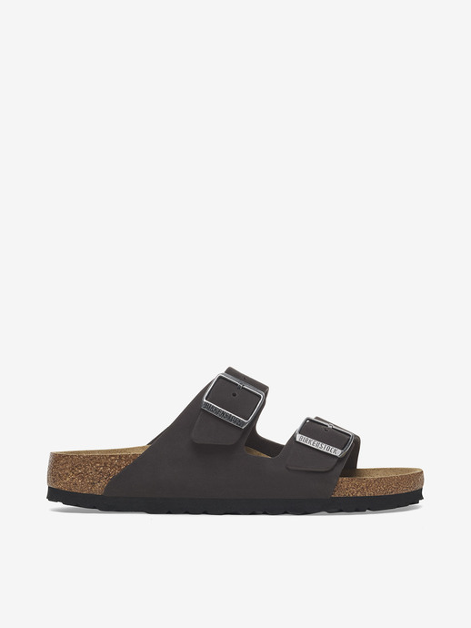 KLAPKI BIRKENSTOCK ARIZONA SOFT FOOTDE NUBUK BLACK