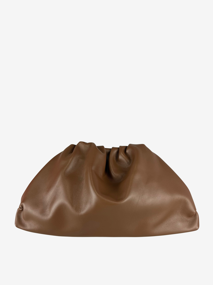 TOREBKA DAMSKA HEGO'S Milano 1676G NAPPA CHOCO