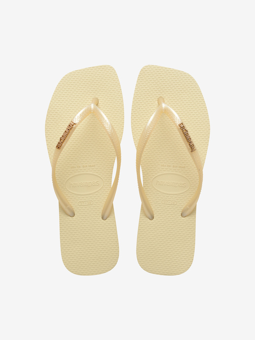 KLAPKI HAVAIANAS HAV SLIM SQUARE L.MET BUTTERCREAM