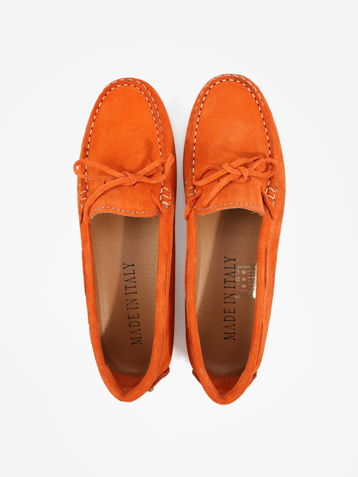 MOKASYNY HEGO'S Milano 101 CAMOSCIO ARANCIO
