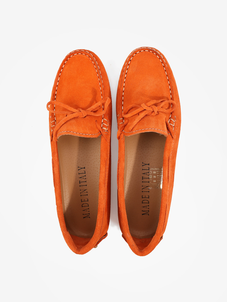 MOKASYNY HEGO'S Milano 101 CAMOSCIO ARANCIO